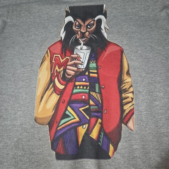 Disney Beauty and the Beast "Streetwear Beast" Sweatshirt - Flying Arcade Medium - Picture 2 of 7